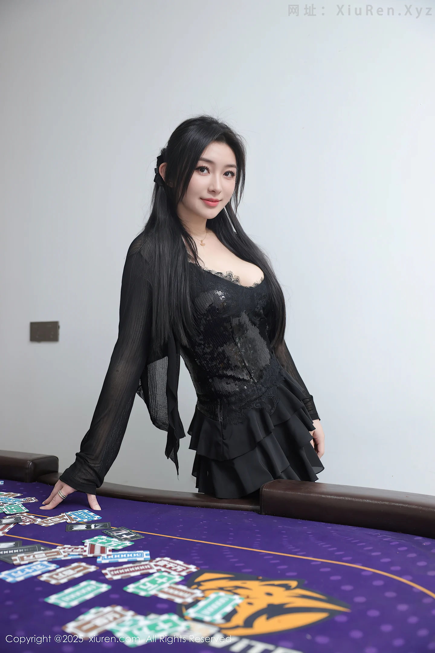 图片[3]-[XiuRen秀人网]VOL.10592 模特苏一诺性感黑色情趣内衣配黑丝吊袜秀曼妙身姿惹火诱惑写真80P-秀人网官方网站